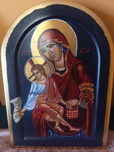 The Icon of the Virgin of Ljeviš, Painting Sasa Lazarevic