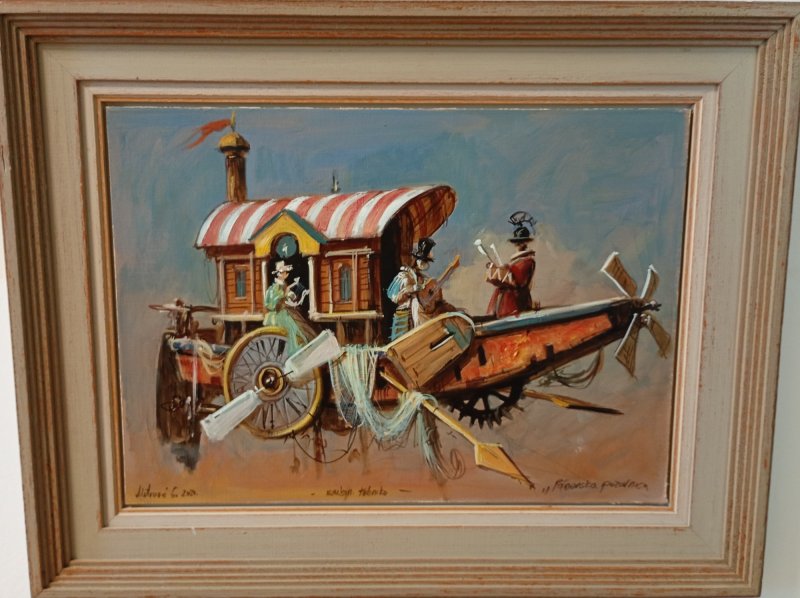 Pannonian Stage - Goran Mitrović, Painting Art colection Zivkovic