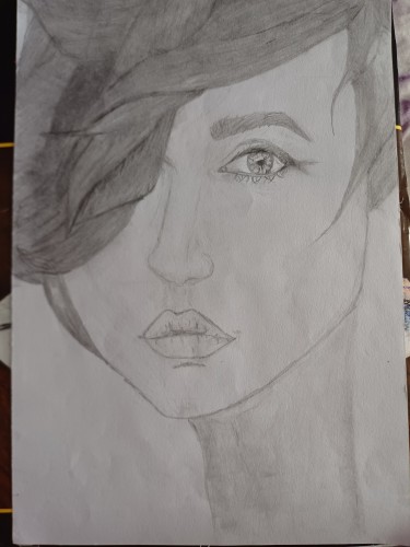 Silence in the eyes, Drawing Jelena Pavlović