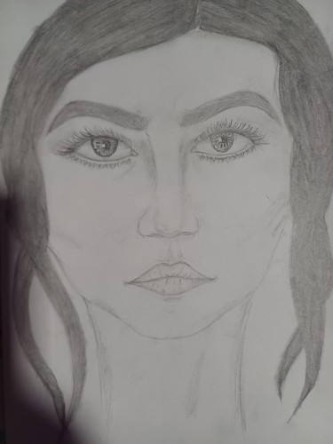 Silence in the eyes, Drawing Jelena Pavlović