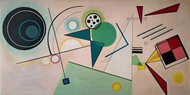 Composition VIII by Wassily Kandinsky, Painting Zorica Mihajlović