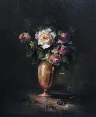 UNDER A WARM LIGHT, Painting Valentina Cvetanovska