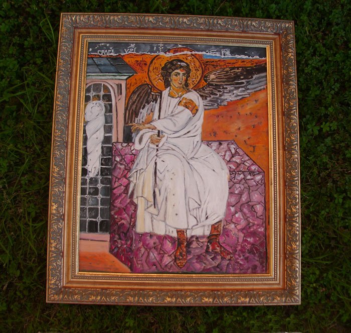 Beli anđeo, Painting Stankovic Dragoslava Dragica