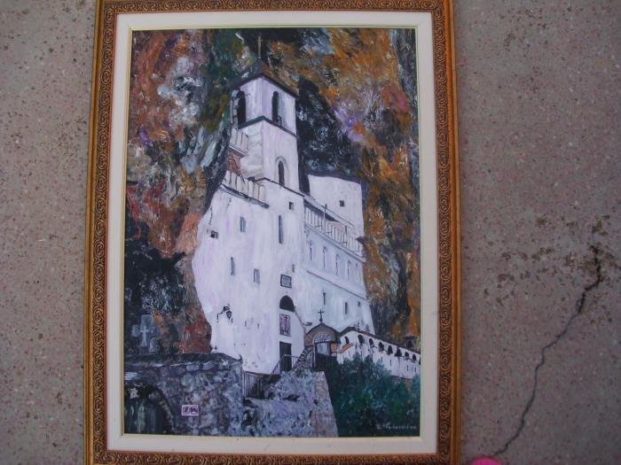 Monastery Ostrog, Painting Stankovic Dragoslava Dragica