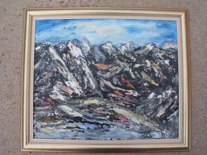 mountains, Sculpture Stankovic Dragoslava Dragica