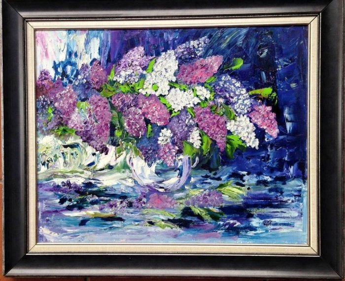 lilac, Painting Stankovic Dragoslava Dragica