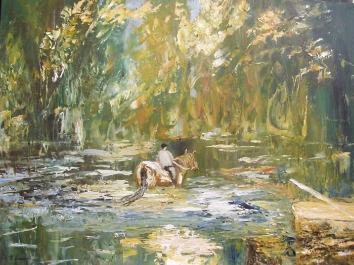 Konjanik, Painting Stankovic Dragoslava Dragica