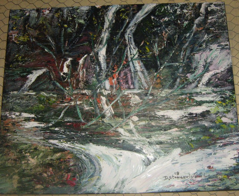 Plitvice, Painting Stankovic Dragoslava Dragica