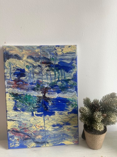 The sound of blue silence, Painting Katarina Tomic