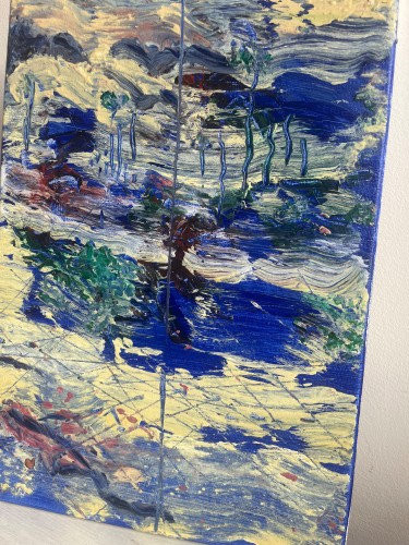The sound of blue silence, Painting Katarina Tomic