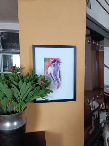 Alone, Painting Dragana Ćuk