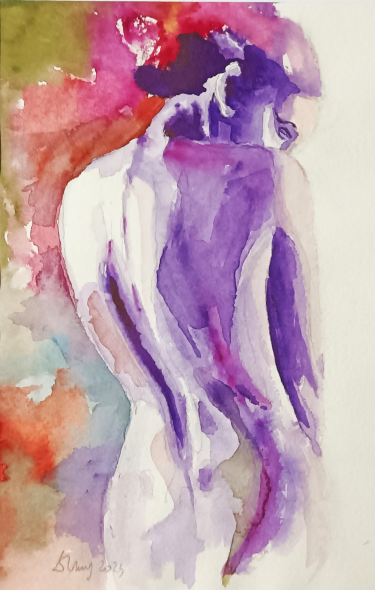 Alone, Painting Dragana Ćuk