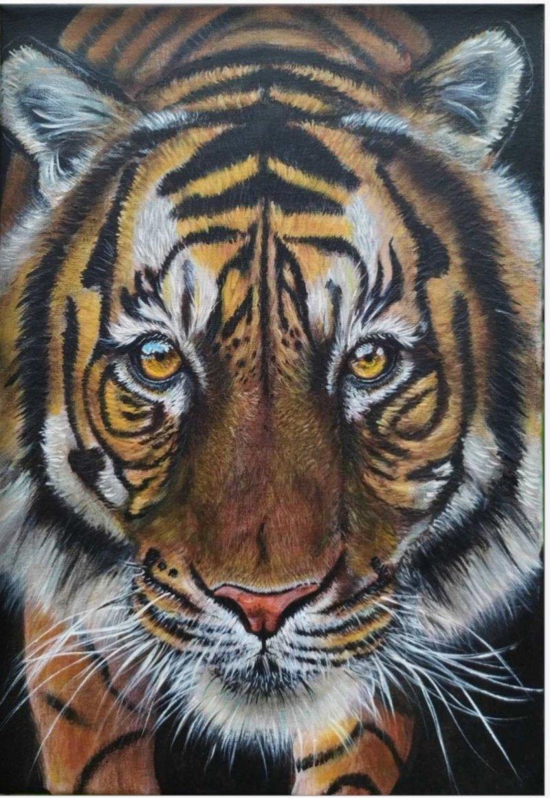 Tiger, Painting Jasmina Mincic