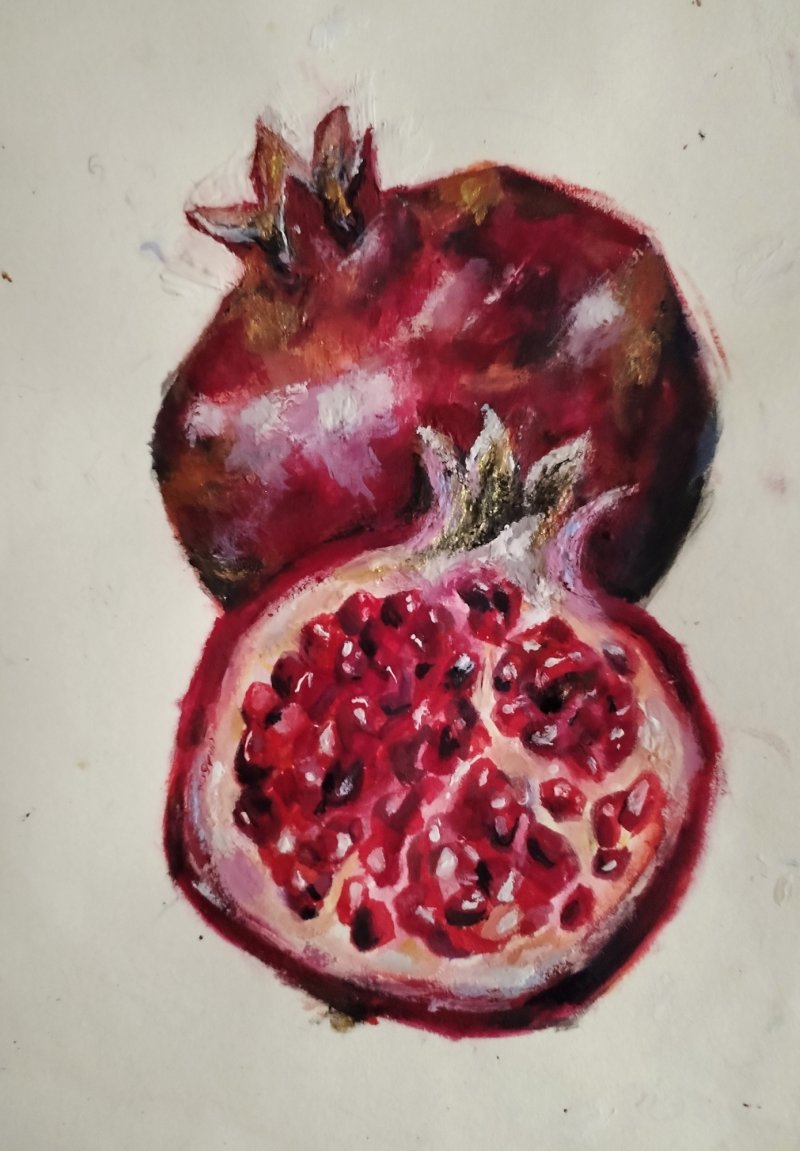 Pomegranate, Painting Nikoleta N