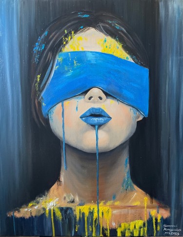 Behind the view, Painting Aleksandra Simonovic