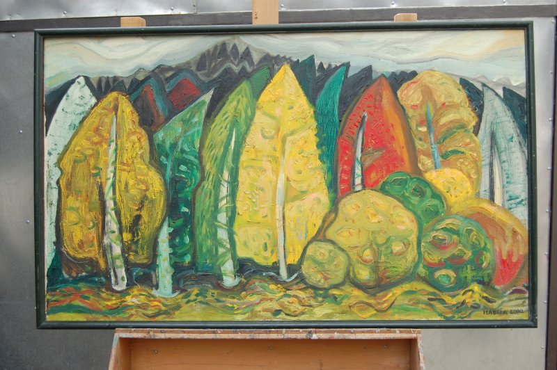 Russian Forest, Painting Isidora Ranđelović Videnović