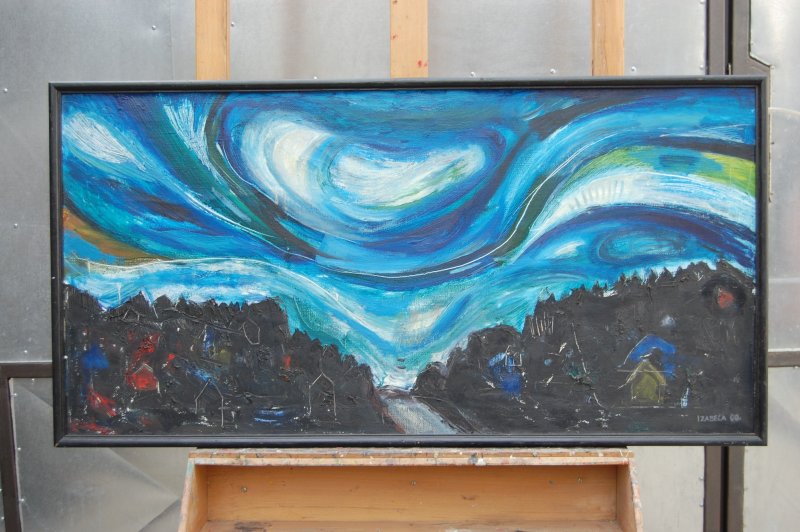 Night, Painting Isidora Ranđelović Videnović
