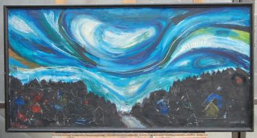 Night, Painting Isidora Ranđelović Videnović