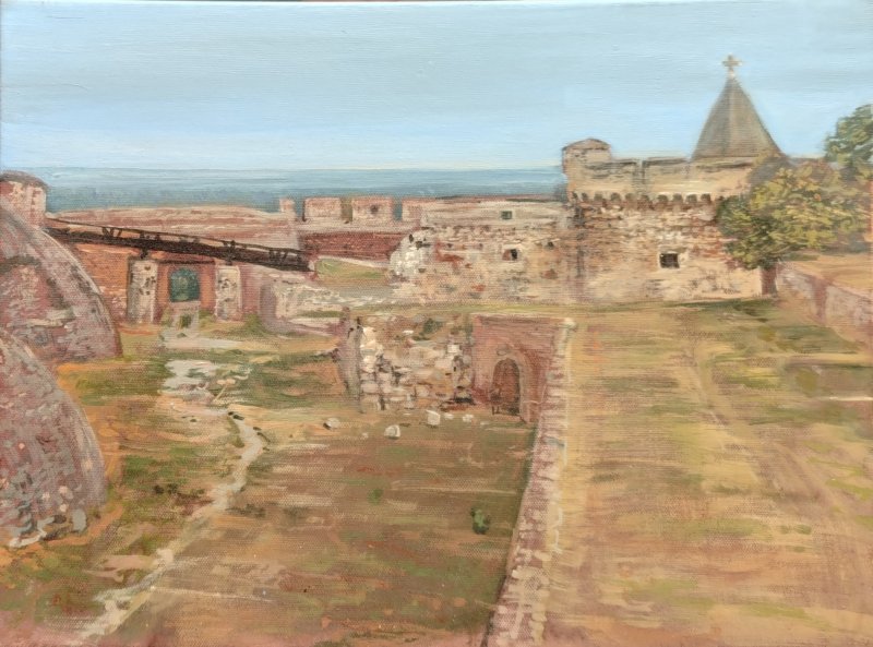 On Kalemegdan, Painting Dejan Đurović