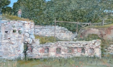 The walls of Kalemegdan, Painting Dejan Đurović