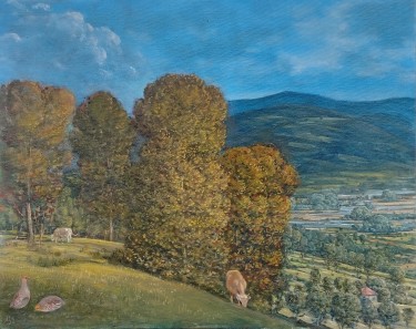 On the Gledić Mountains, Painting Dejan Đurović