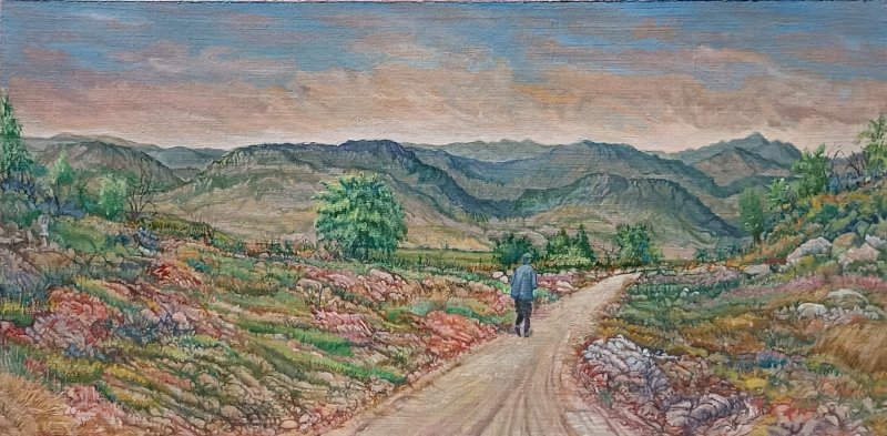 Path, Painting Milan Mihajlovic