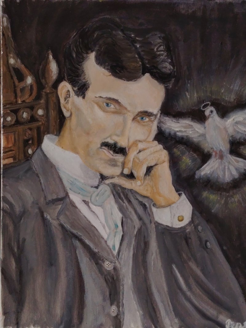 Tesla, Slika Petar Tepavčević