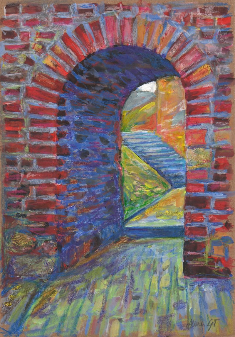 Kalemegdan Passage 2, Painting Alina Gadomski Todorović