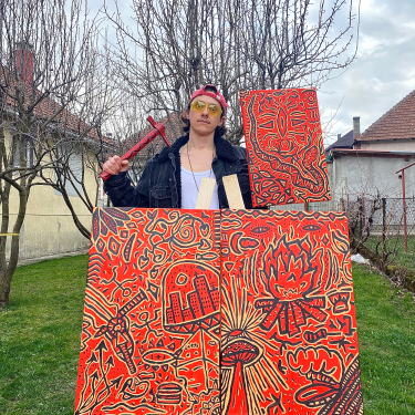 Observer, Painting Stefan Kachevskii