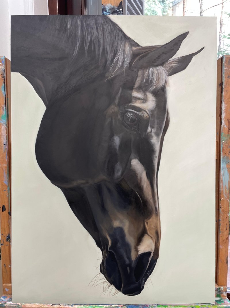 Stillness, Painting Marina Perosevic
