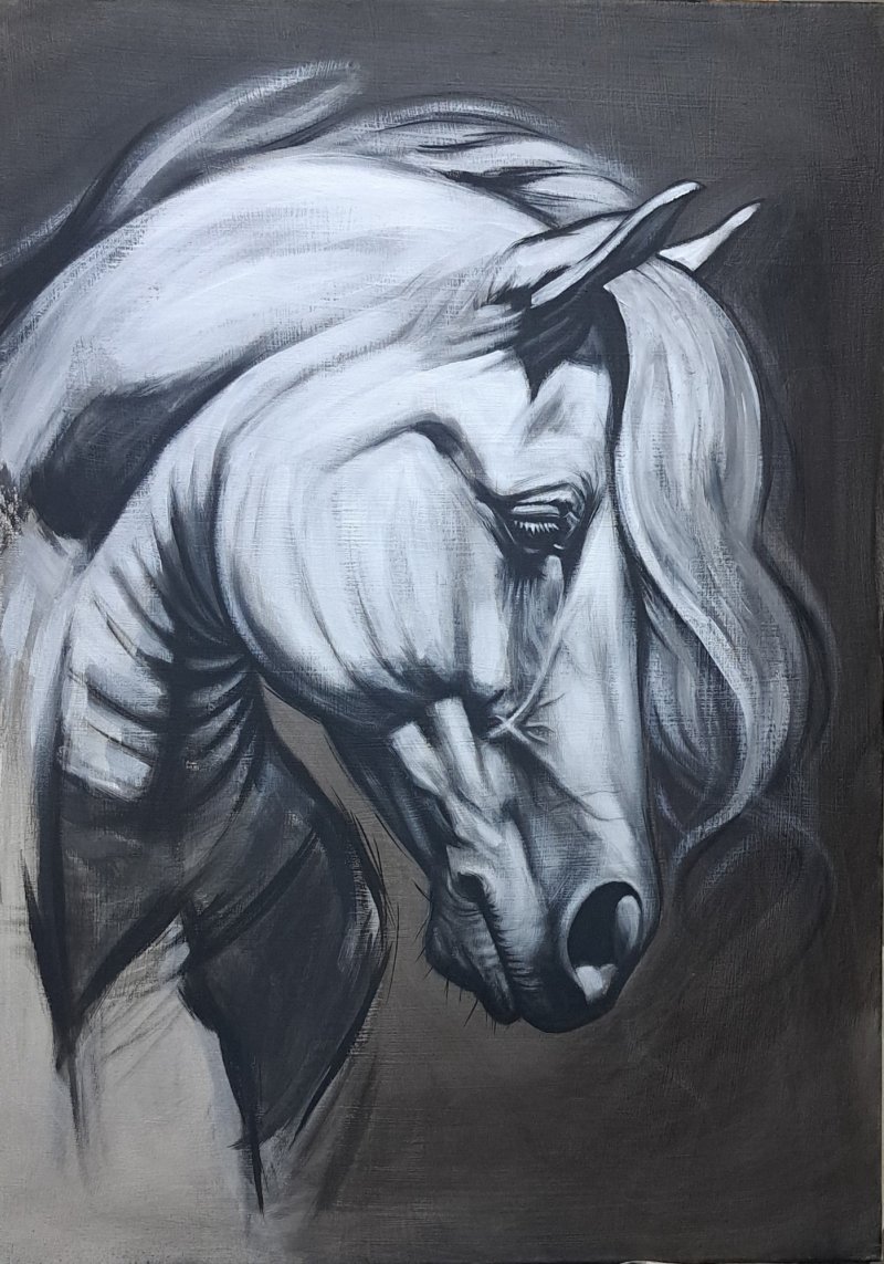 Silence, Painting Kristina Djurisic Markus