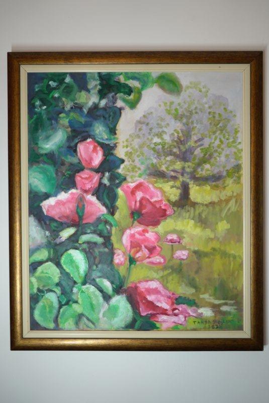 May roses, Painting Tatjana Dojčinović