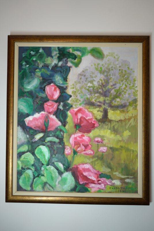 May roses, Painting Tatjana Dojčinović