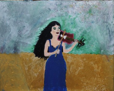 Devojka sa violinom