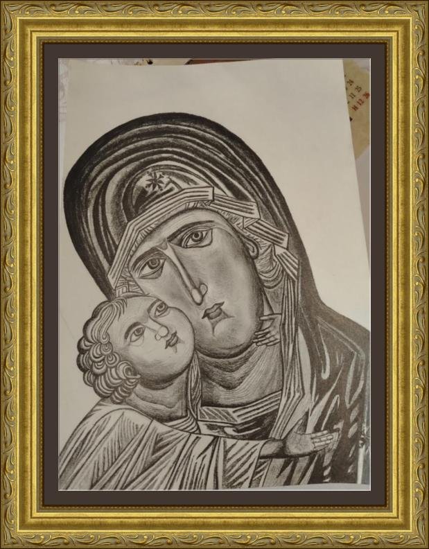 Bogorodica Umiljenija, Slika Emili  Lazić