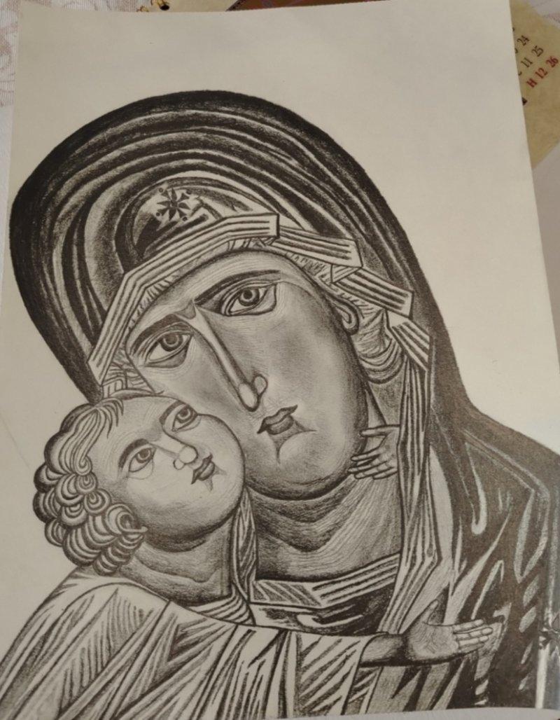 Icon of the Virgin Mary Our Lady of Tenderness Eleusa