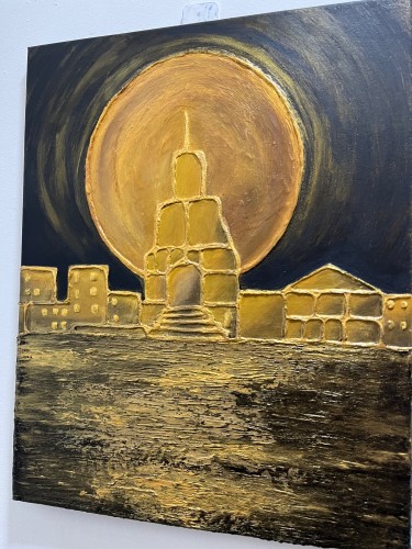 THE LOST CITY, Painting Marina Drljača