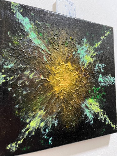 GOLDEN CORE, Painting Marina Drljača