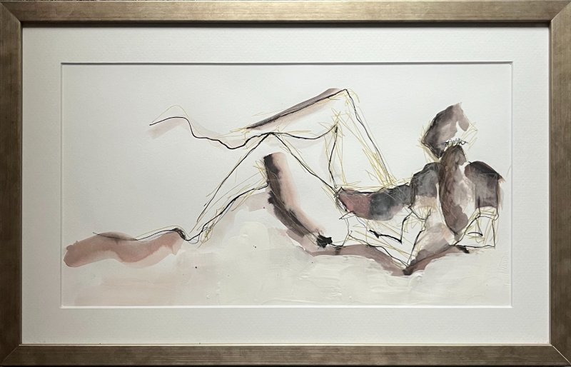 Fragment of silence,, Painting Aleksandra  Mišević