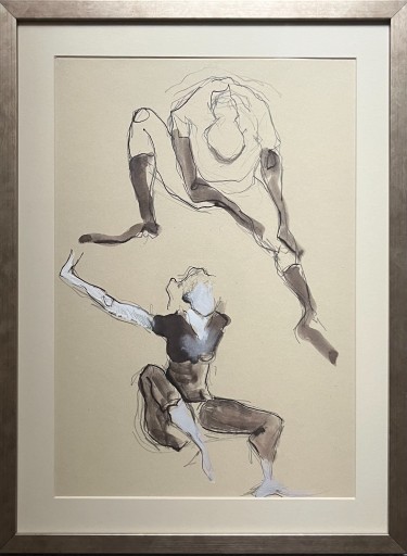 Study of movement, Painting Aleksandra  Mišević