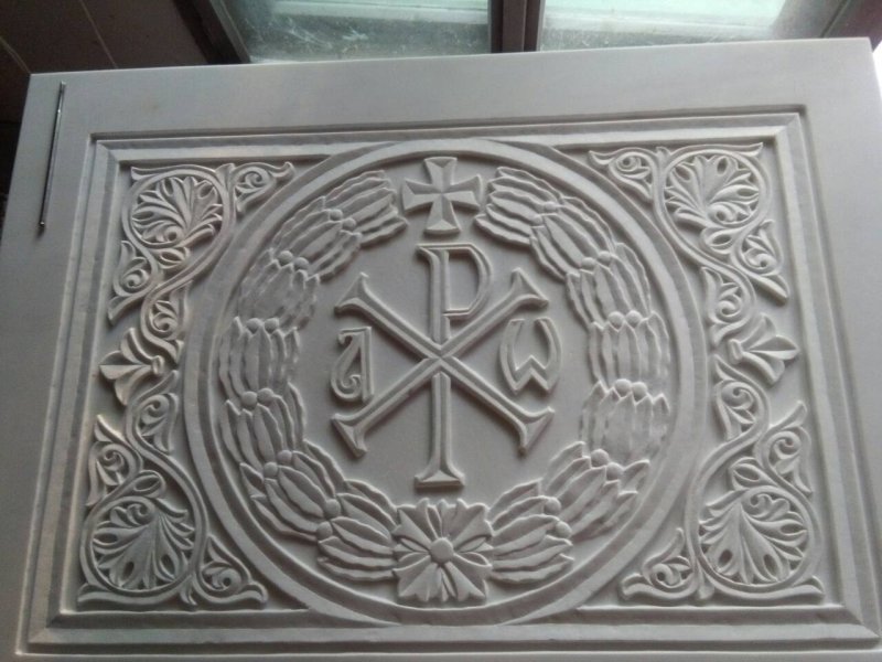 carved ornament in marble, Sculpture Sasa Kolbas