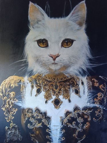 Royal Cat, Painting Kristina Fedorova