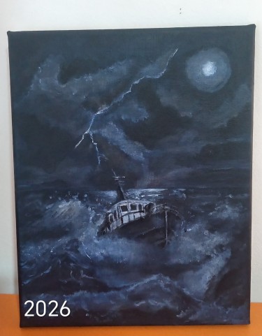Boat at sea