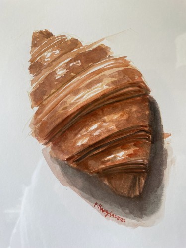 Croissant, Painting Marko Kraguljac