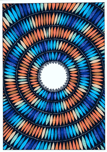 Circles, Painting Milutin Kokotović
