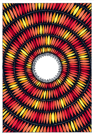 Circles, Painting Milutin Kokotović