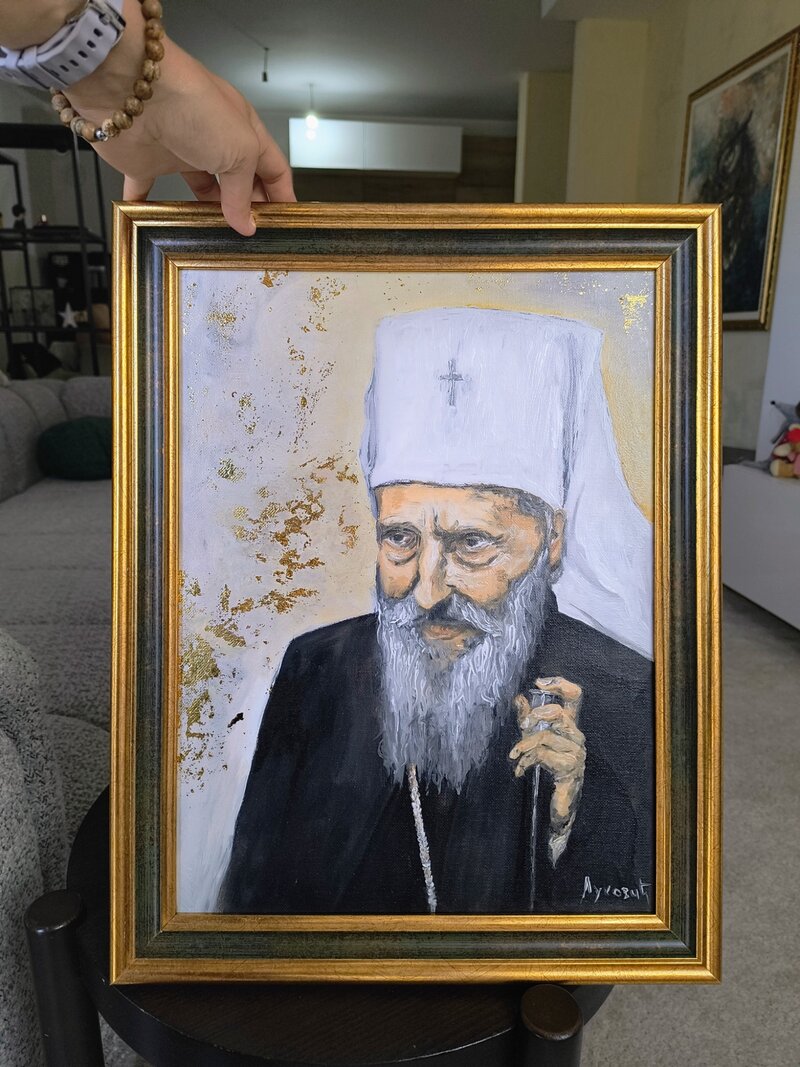 Patrijarh Pavle, Slika Андријана Луковић