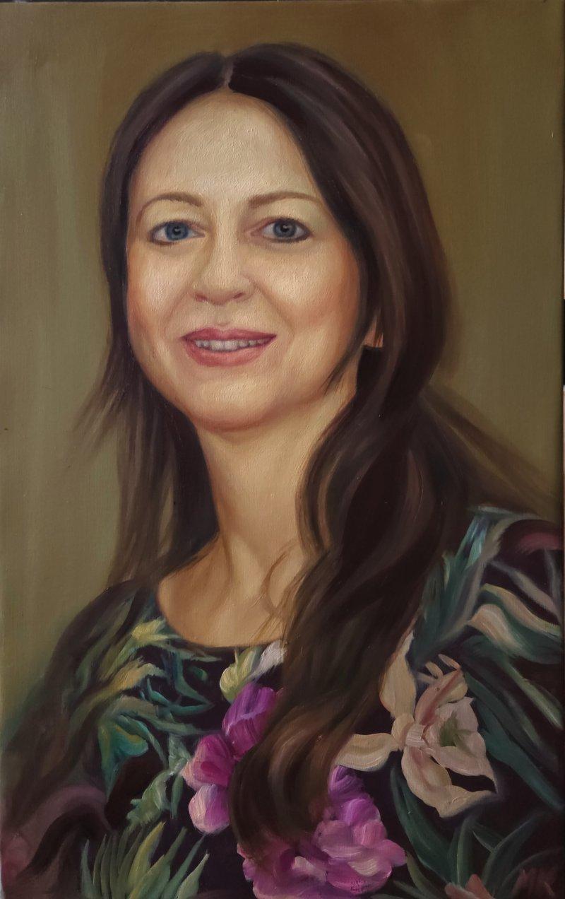 The lady, Painting Knezevic Marija