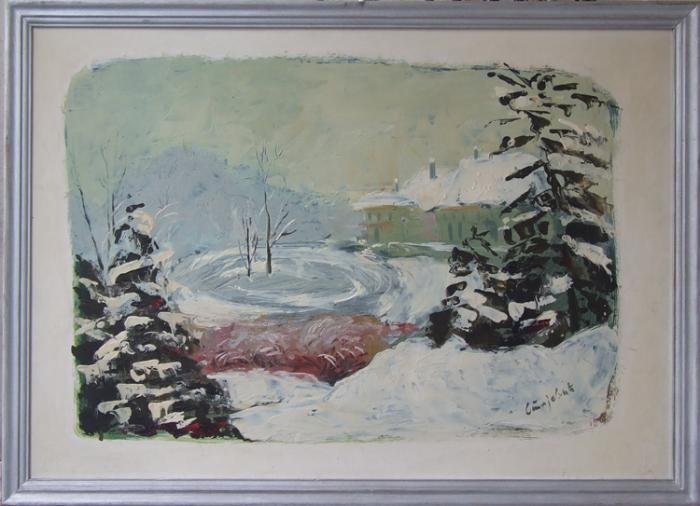 It is cold, and yet..., Painting Stojović Zoran
