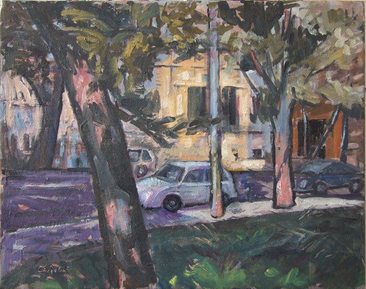 Summer in Belgrade, Painting Stojović Zoran